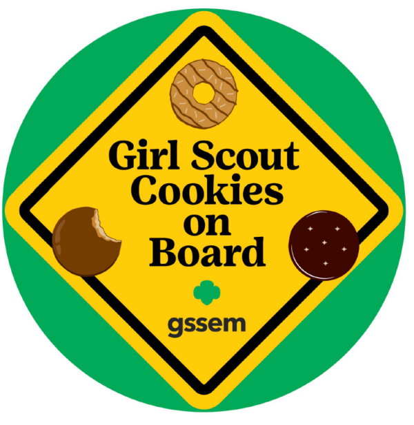 "GS Cookies on Board" Car Magnet
