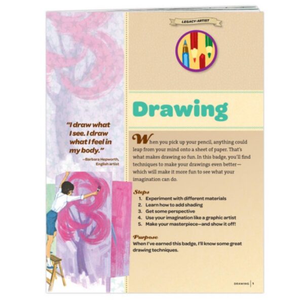 Junior Drawing Badge Requirements Pamphlet