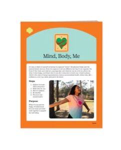 Senior Mind Body Me Badge Requirement