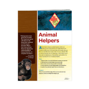 Cadette Animal Helpers Badge Requirements