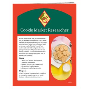 Cadette Cookie Market Researcher Badge Requirement