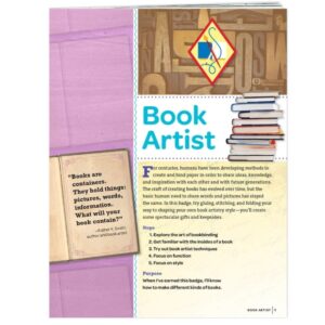Cadette Book Artist Badge Requirements