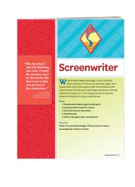 Cadette Screenwriter Badge Requirements