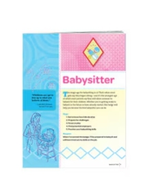 Cadette Babysitter Badge Requirement