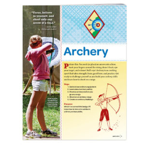 Cadette Archery Badge Requirements Pamphet