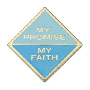 Daisy My Promise, My Faith - Year 1 Pin