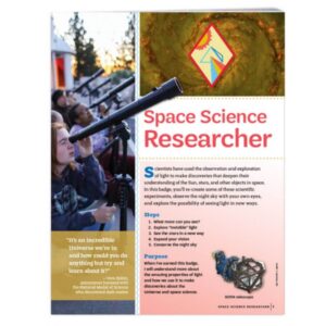 Cadette Space Science Researcher Badge Requirements Pamphlet