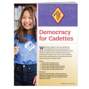 Democracy for Cadettes Badge Requirements Pamphlet