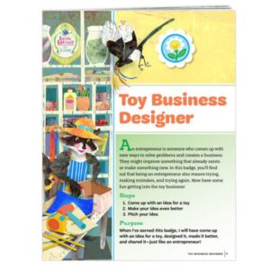 Daisy Toy Business Designer Badge Requirements Pamphlet