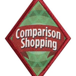 Cadette Comparison Shopping Badge - Retired