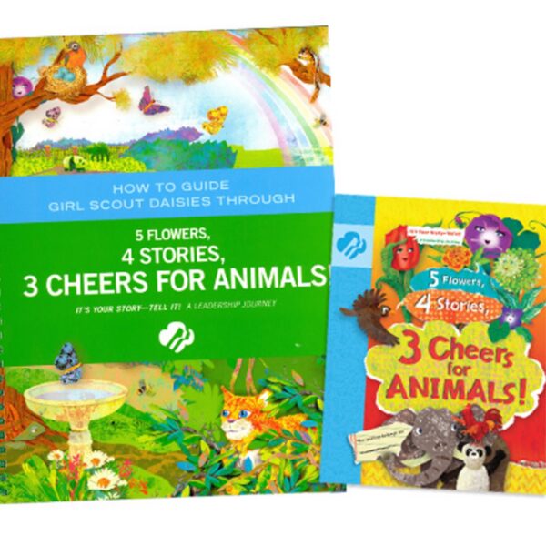 Daisy 5 Flowers, 4 Stories, 3 Cheers For Animals! Journey Book & Adult Guide