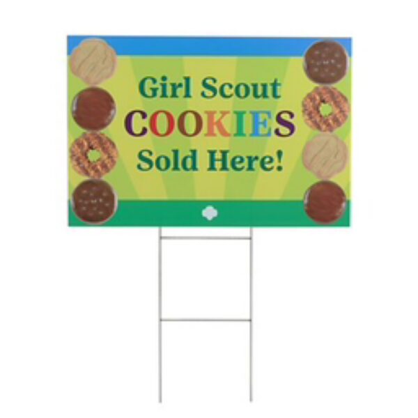 Girl Scout Cookie Yard Sign Kit - Single