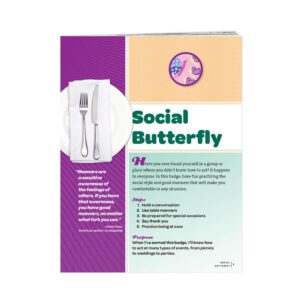 Junior Social Butterfly Badge Requirement
