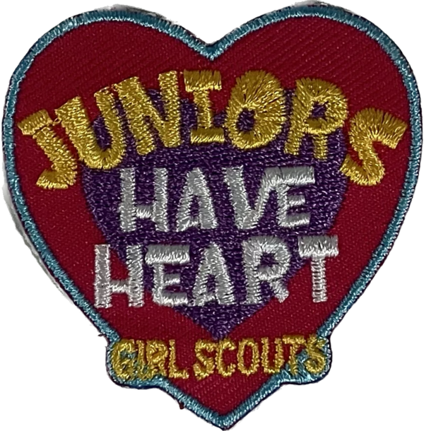 Girl Scout Fun Patch - Juniors Have Heart