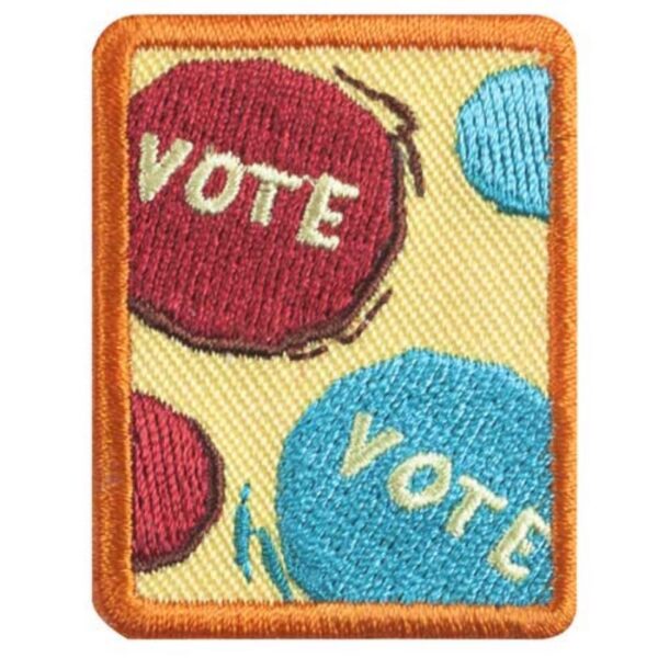 Senior Behind The Ballot