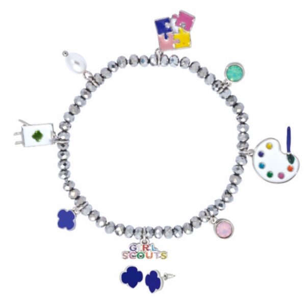 Camping Charm Bracelet