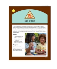Brownie Me Time Badge Requirement