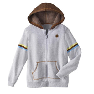 Brownie Zip-Up Stripe Hoodie