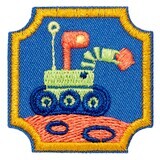 Ambassador Showcasing Robots 3 Badge
