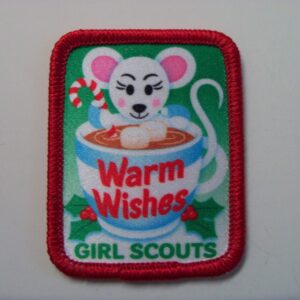 Warm Wishes Mouse in Cup Patch