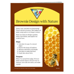 Brownie Design with Nature Badge Requirement