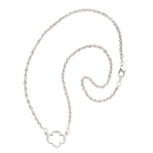 Cut Out Trefoil Necklace