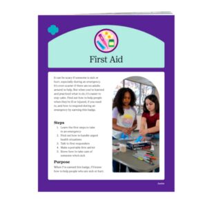 Junior First Aid Badge Requirement- Updated