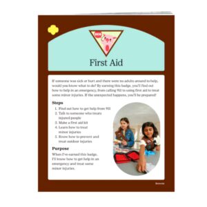 Brownie First Aid Badge Requirement- Updated