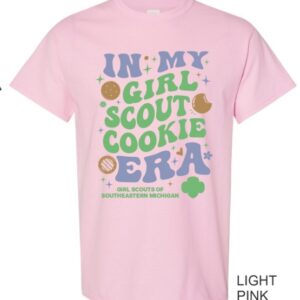 In My Girl Scout Cookie Era Youth Tee - Pink