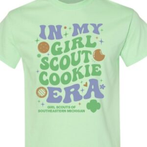 In My Girl Scout Cookie Era Youth Tee - Mint