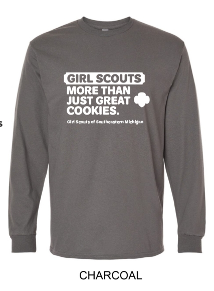 More Than Just Great Cookies-Long Sleeve T-Shirt-Charcoal