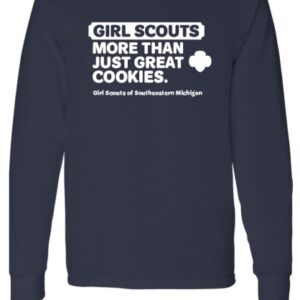 More Than Just Great Cookies Long Sleeve T-Navy