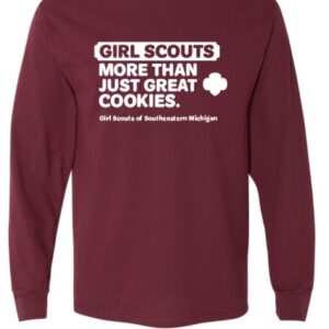 More Than Just Great Cookies-Long Sleeve T- Maroon