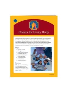 Ambassador Cheers for Every Body Badge Requirement