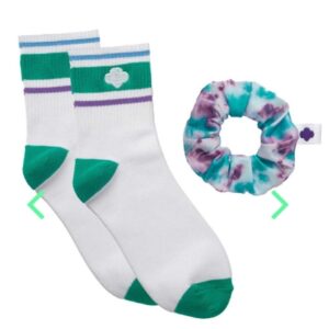 Junior Crew Socks and Scrunchie Set