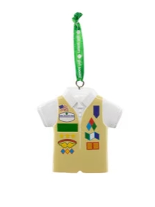 Girl Scout Cadette, Senior, Ambassador Vest Ornament