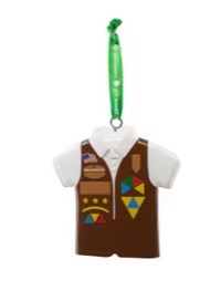 Girl Scout Brownie Vest Ornament