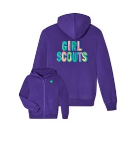Deep Purple Zip-Up Hoodie - Youth