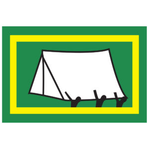 Tent Camping - Outdoor Skills Mini Patch