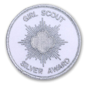 Silver Award Emblem Patch