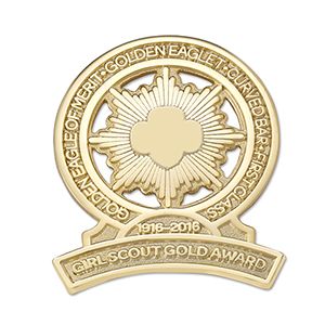 Gold Award Centennial Pin
