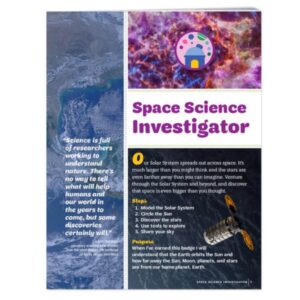 Junior Space Science Investigator Badge Requirement Pamphlet