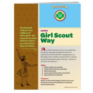 Junior Girl Scout Way Badge Requirement Pamphlet