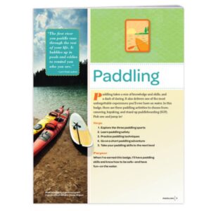 Senior Paddling Badge Requirements Pamphlet