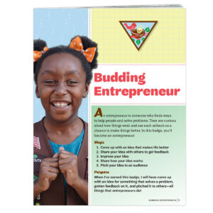Brownie Budding Entrepreneur Badge Requirements Pamphlet