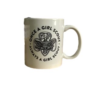 Vintage Once A Girl Scout Mug