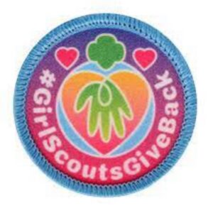 GIRL SCOUTS GIVE BACK PATCH